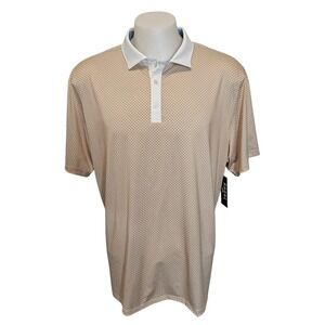 Rhone Sport Polo Shirt Mens XXL Performance Golf Stretch Geometric NWT Reg $108